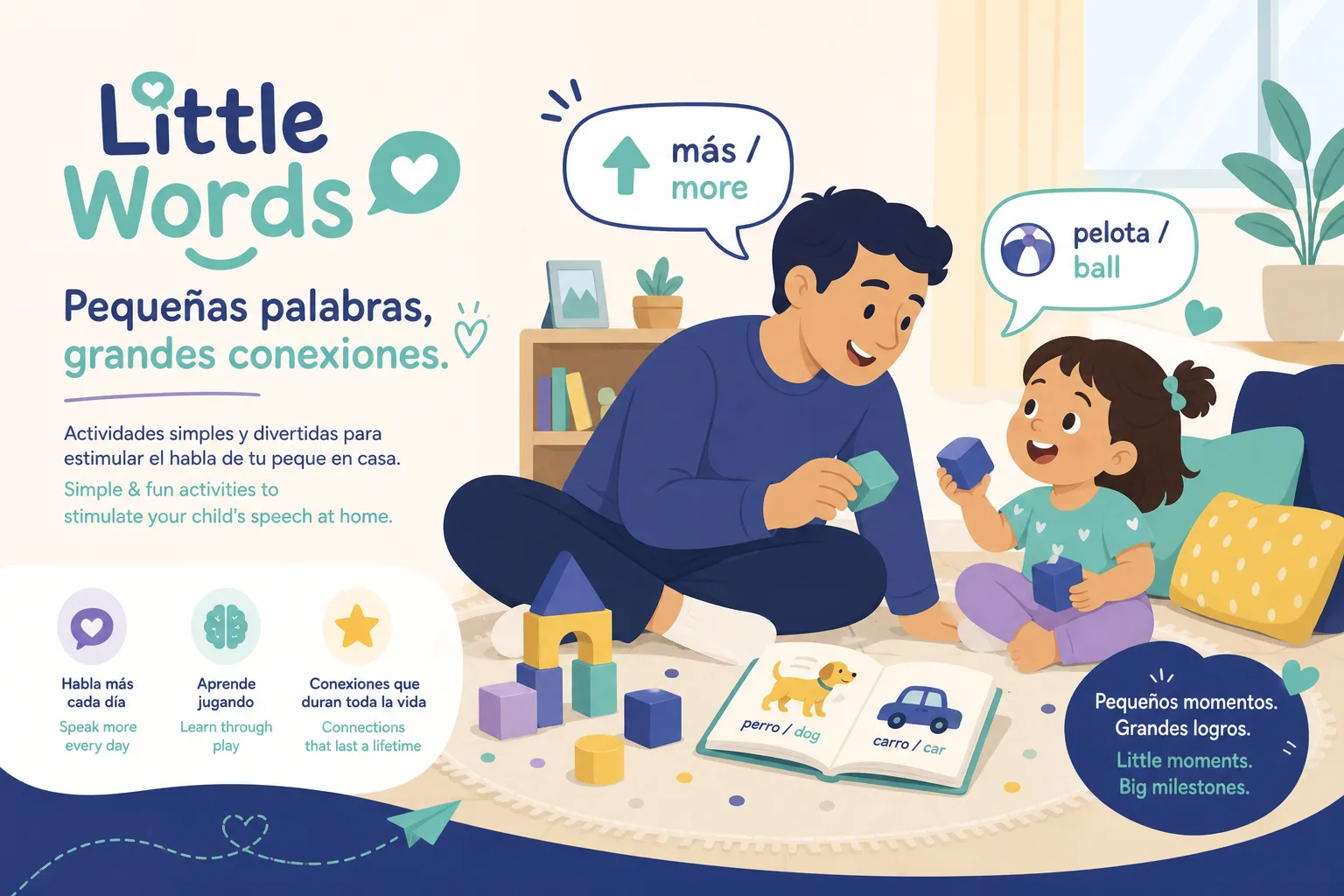 ¿Cómo estimular el lenguaje de mi hijo en casa?
